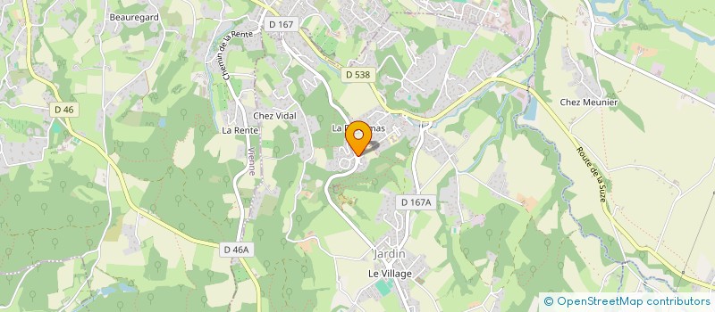 localisation de l'entreprise JARDIN LAND 2  JARDIN