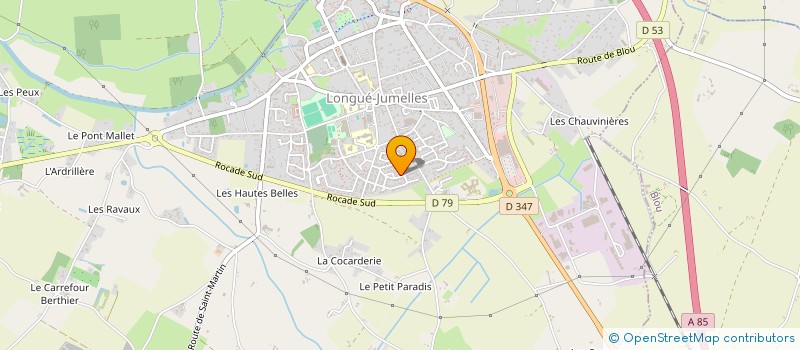 localisation de l'entreprise JARDIN LES ENFANTS QUI SEMENT  GENNES-VAL-DE-LOIRE