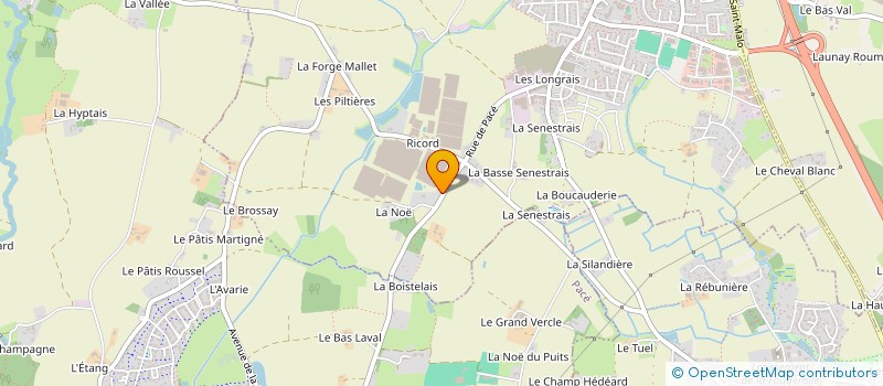 localisation de l'entreprise JARDIN LUNESOLEIL  LA CHAPELLE-DES-FOUGERETZ