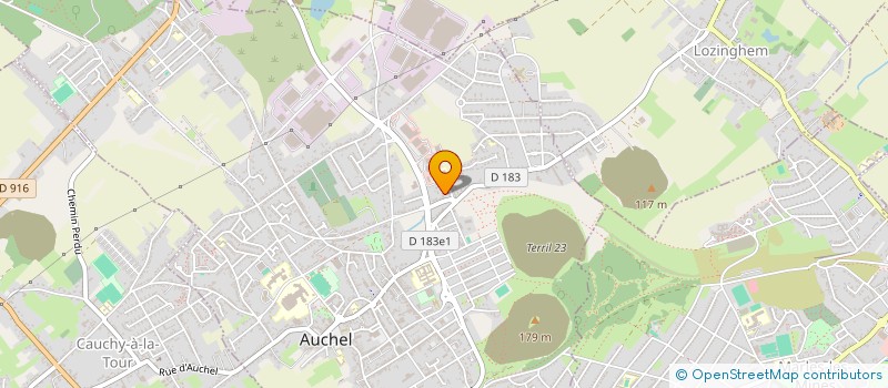 localisation de l'entreprise JARDIN MINIER AUCHELLOIS  AUCHEL