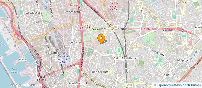 localisation de l'entreprise JARDIN OU à MARSEILLE