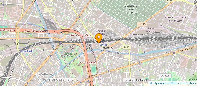 localisation de l'entreprise JARDIN PANTIN  PANTIN