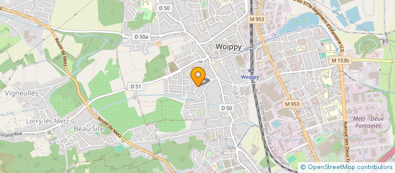 localisation de l'entreprise JARDIN PARC ET CREATION  WOIPPY