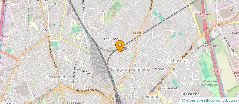 localisation de l'entreprise JARDIN PARTAGE DE LAPUJADE à TOULOUSE