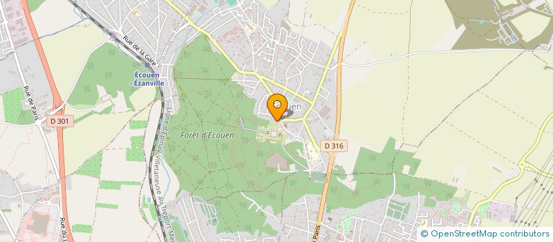 localisation de l'entreprise JARDIN PARTAGE DU CONNETABLE  ECOUEN