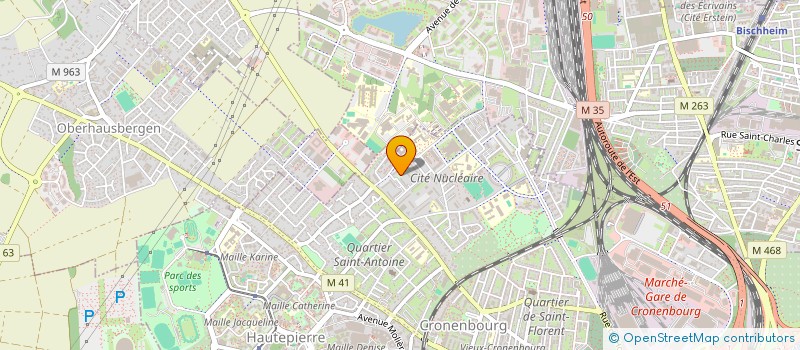localisation de l'entreprise JARDIN PARTAGE SOUS LE SOLEIL à STRASBOURG
