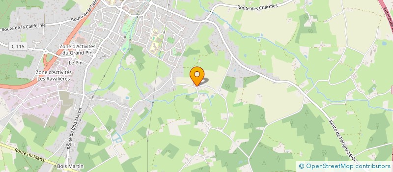 localisation de l'entreprise JARDIN PARTAGE TOUS A L'OEUVRE  CHANGE