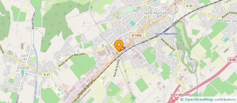 localisation de l'entreprise JARDIN PASSION  SAINT-MARCELLIN