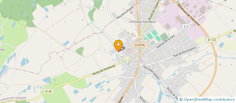 localisation de l'entreprise JARDIN PLAISIR VISUEL  LE CONTROIS-EN-SOLOGNE