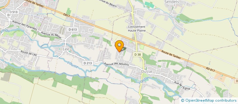 localisation de l'entreprise JARDIN PUBLIC  OUSSE