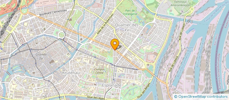 localisation de l'entreprise JARDIN SECRET 3 à STRASBOURG