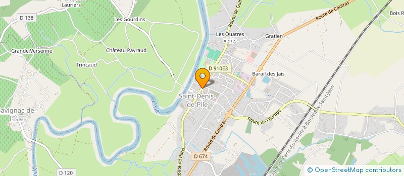 localisation de l'entreprise JARDIN SECRET  SAINT-DENIS-DE-PILE