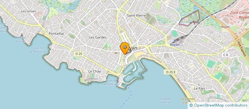 localisation de l'entreprise JARDIN SECRET  ROYAN