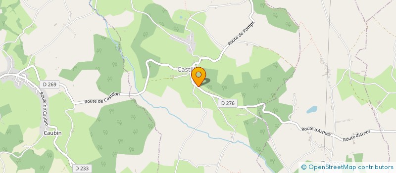 localisation de l'entreprise JARDIN SERVICE à CASTILLON (CANTON D'ARTHEZ-DE-BEARN)