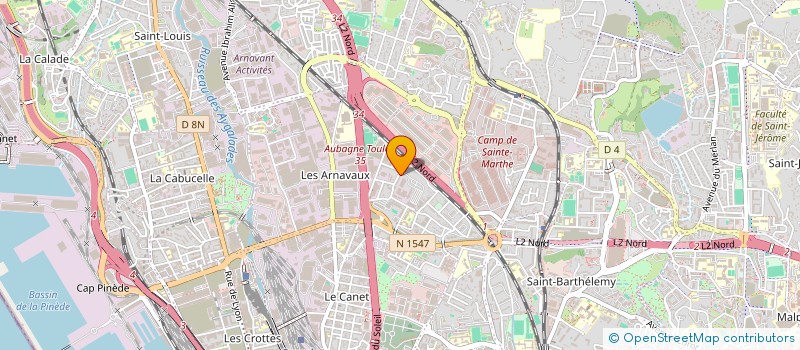 localisation de l'entreprise JARDIN SERVICE à MARSEILLE