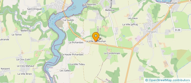 localisation de l'entreprise JARDIN SERVICE  CREHEN