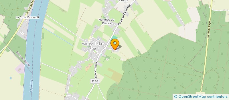 localisation de l'entreprise JARDIN SERVICE PARTICULIERS  VATTEVILLE-LA-RUE