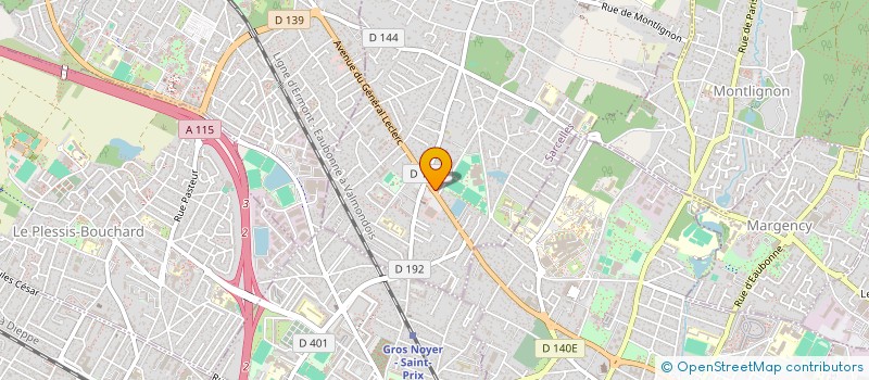 localisation de l'entreprise JARDIN SERVICE S A R L à SAINT-PRIX