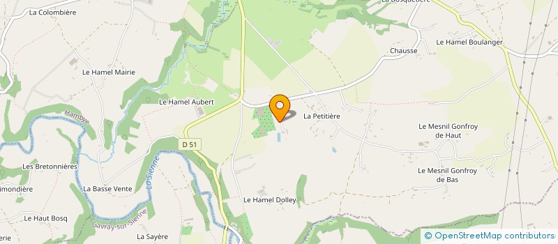 localisation de l'entreprise JARDIN SERVICES VEGETAUX à HAMBYE