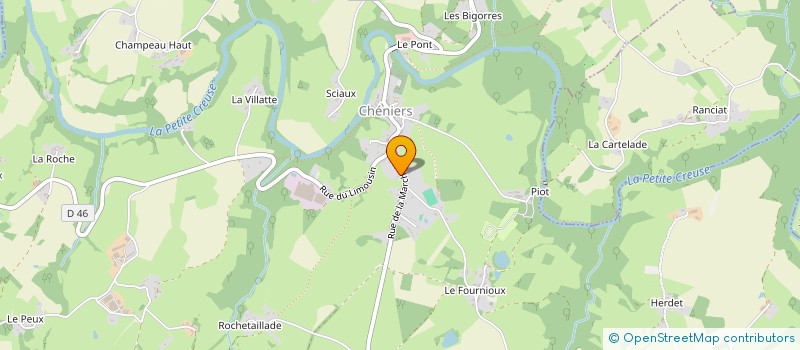 localisation de l'entreprise JARDIN SOLIDAIRE à CHENIERS