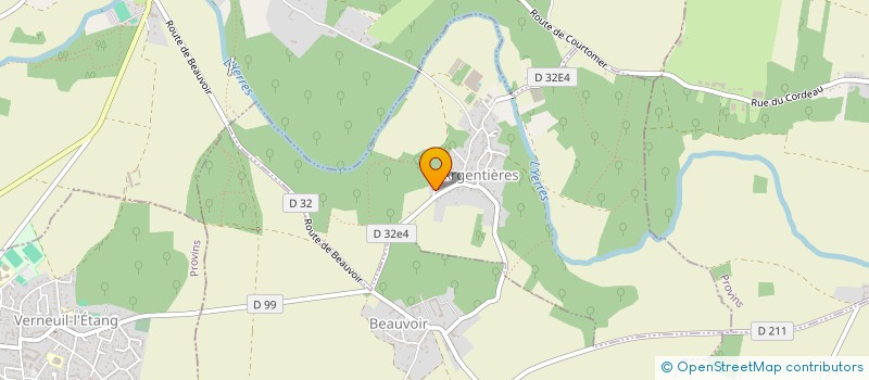 localisation de l'entreprise JARDIN TAZIN  ARGENTIERES