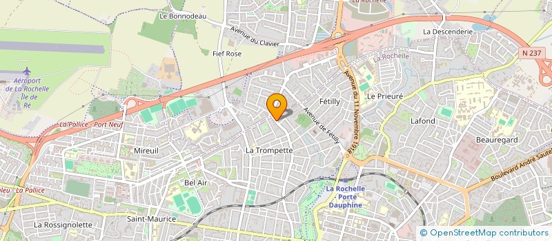 localisation de l'entreprise JARDIN THOMAS à LA ROCHELLE