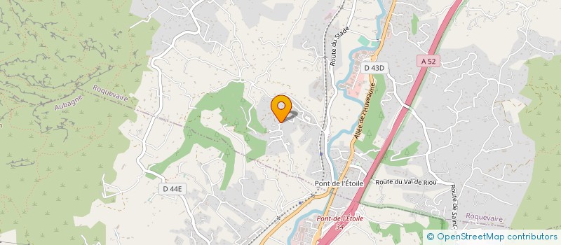 localisation de l'entreprise JARDIN TOUT VERT  ROQUEVAIRE