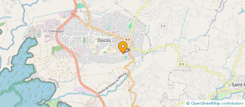 localisation de l'entreprise JARDIN TROPICAL  DUCOS