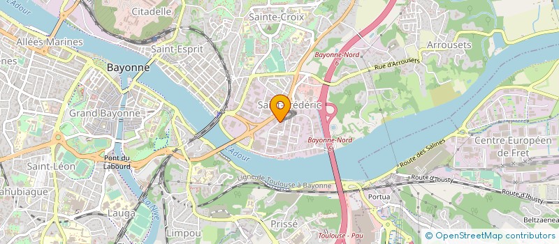 localisation de l'entreprise JARDIN64.COM à BAYONNE