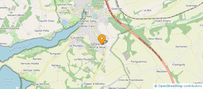 localisation de l'entreprise JARDINAD à DAOULAS