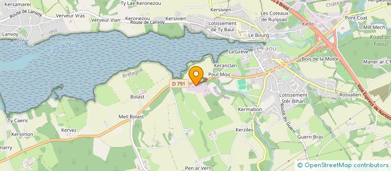 localisation de l'entreprise JARDINAGE LOISIRS à LE FAOU