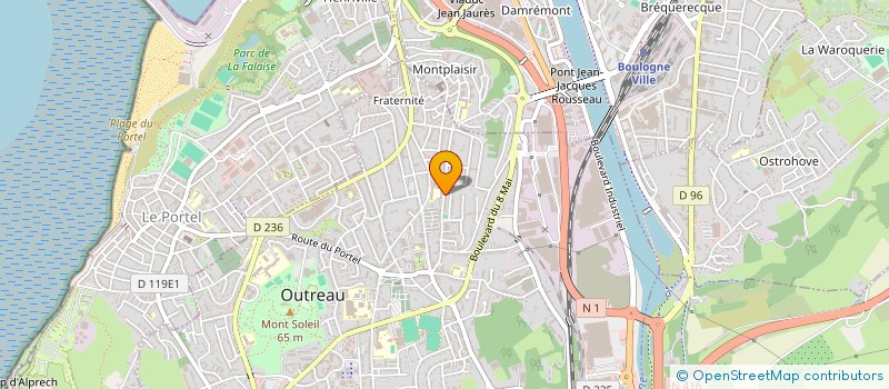 localisation de l'entreprise JARDINAGE OUTRELOIS  OUTREAU