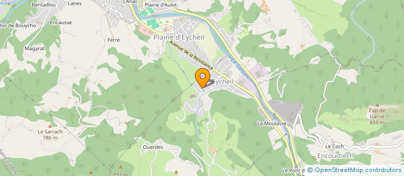 localisation de l'entreprise JARDINAGE SCHNEIDER AIDE A LA PERSONNE à EYCHEIL