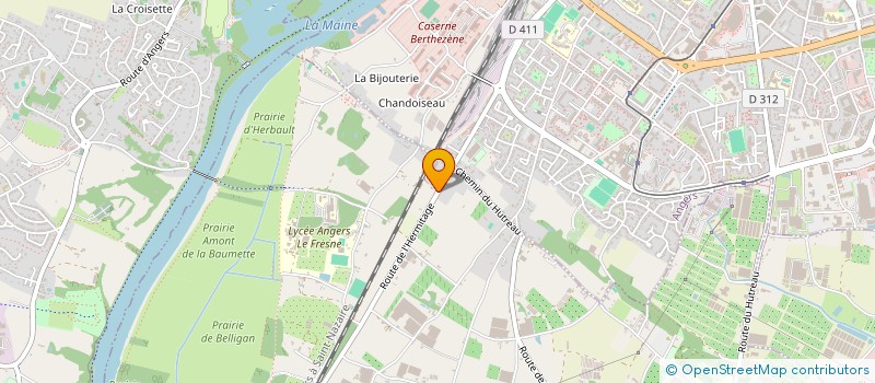 localisation de l'entreprise JARDINAGE SERVICE à SAINTE-GEMMES-SUR-LOIRE