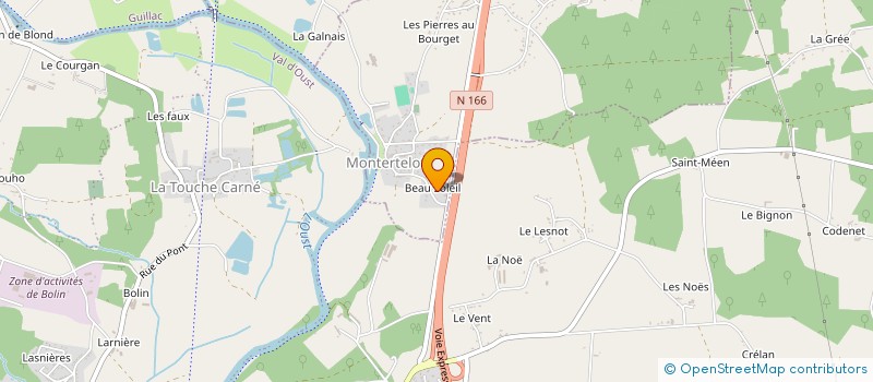 localisation de l'entreprise JARDINERIE DE BEAU SOLEIL  GUILLAC