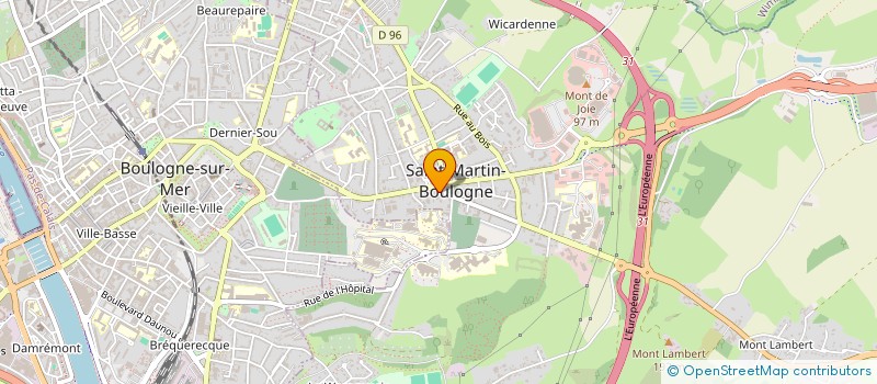 localisation de l'entreprise JARDINERIE DE LA COTE D OPALE  SAINT-MARTIN-BOULOGNE