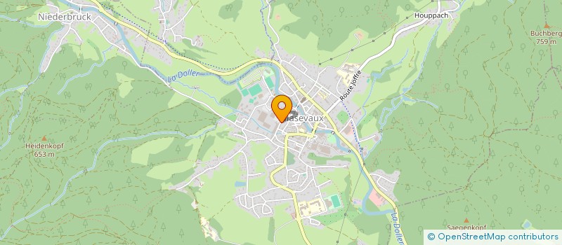 localisation de l'entreprise JARDINERIE DE LA DOLLER  MASEVAUX-NIEDERBRUCK