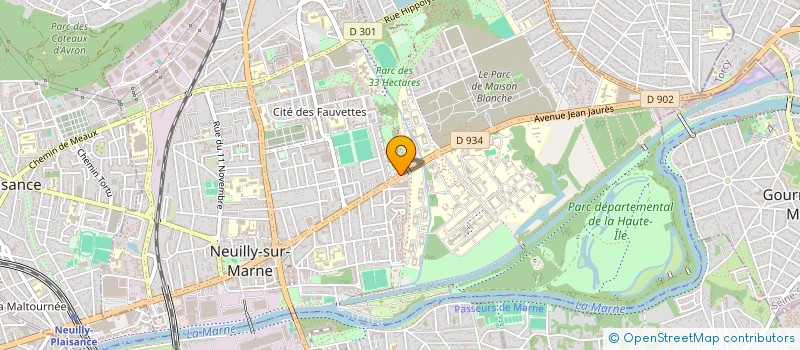 localisation de l'entreprise JARDINERIE DE NEUILLY à NEUILLY-SUR-MARNE