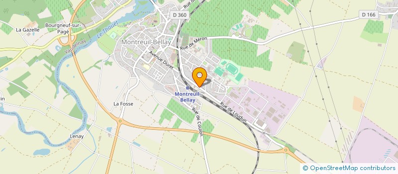 localisation de l'entreprise JARDINERIE DES AMMONITES à MONTREUIL-BELLAY