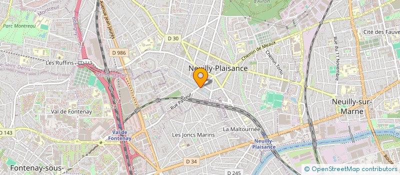 localisation de l'entreprise JARDINERIE DU CHALET  NEUILLY-PLAISANCE