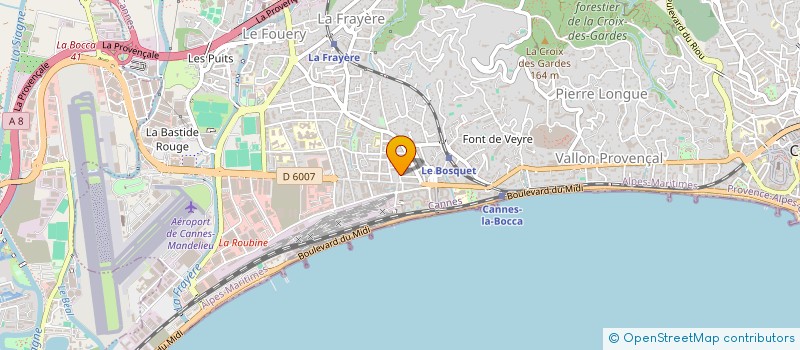 localisation de l'entreprise JARDINERIE DU MARCHE à CANNES