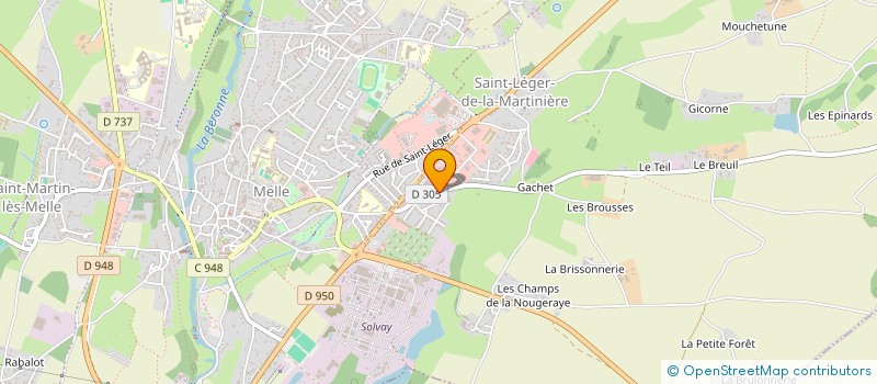 localisation de l'entreprise JARDINERIE DU PAYS MELLOIS à MELLE