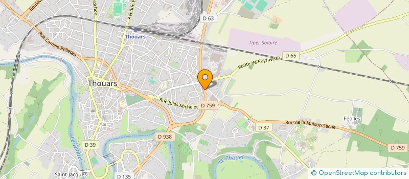 localisation de l'entreprise JARDINERIE DU PAYS THOUARSAIS à THOUARS