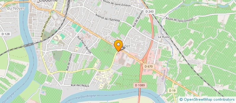 localisation de l'entreprise JARDINERIE DUPOIRIER à LIBOURNE