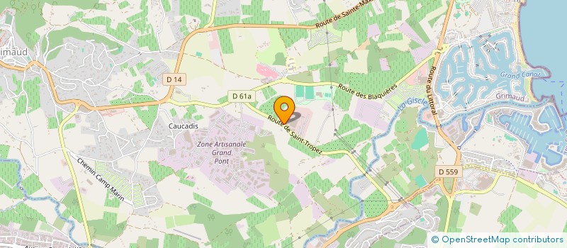 localisation de l'entreprise JARDINERIE EDIOSMO à GRIMAUD