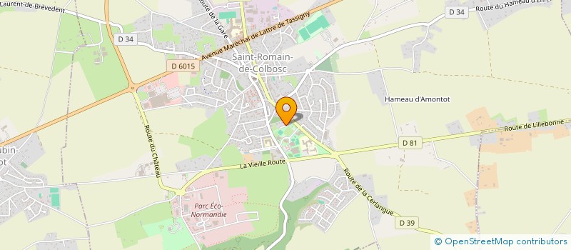 localisation de l'entreprise JARDINERIE LECROQ  EPRETOT