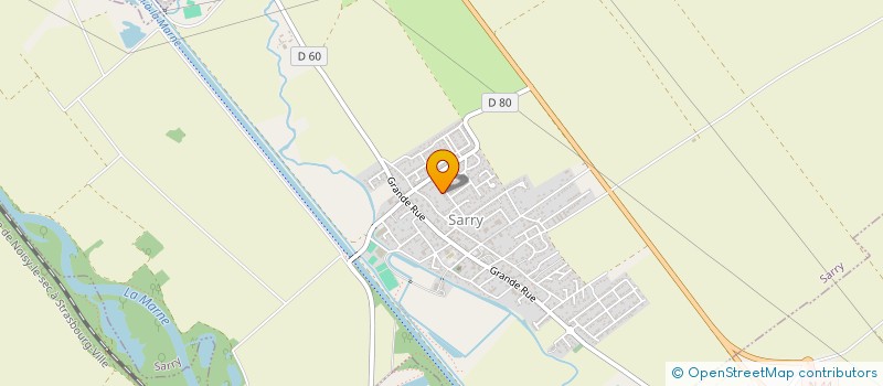 localisation de l'entreprise JARDINERIE LES VERGERS  SARRY