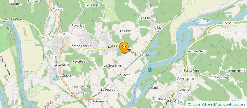 localisation de l'entreprise JARDINERIE PAYSAGE SARL à SARLAT-LA-CANEDA