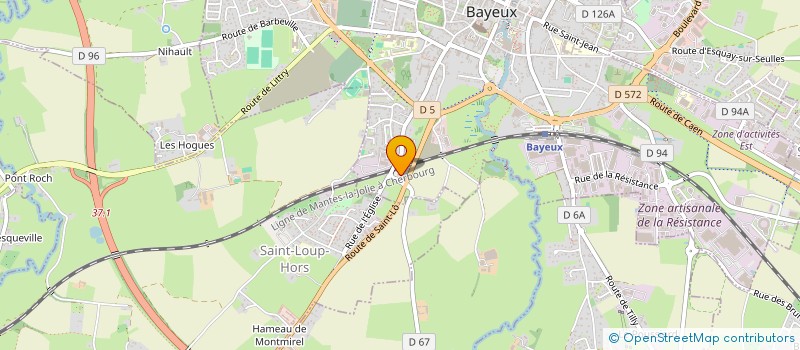 localisation de l'entreprise JARDINERIE RICHARD  SAINT-LOUP-HORS