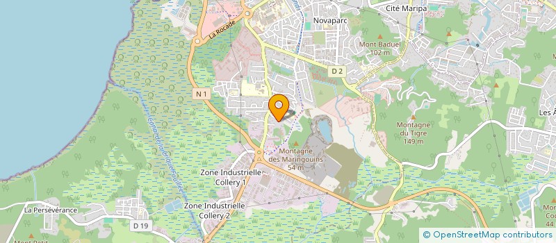 localisation de l'entreprise JARDINERIE S ET A  CAYENNE